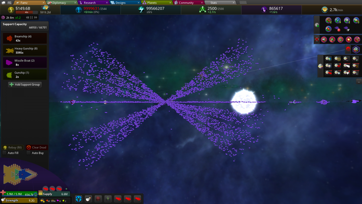 Fleet formations going 3D