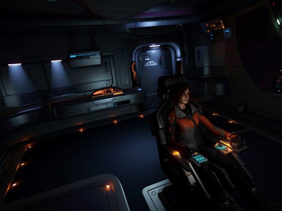 Inside of the Dolphin cockpit