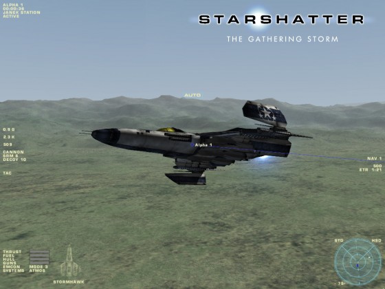 Stormhawk fighter take-off
