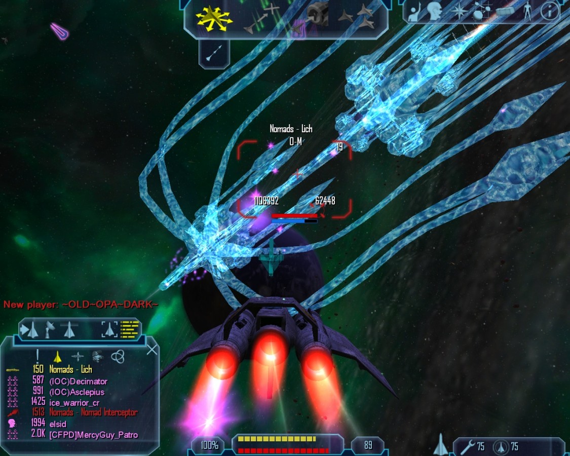 Nomad Strike Carrier & Nomad Battleship & Lich hunting event