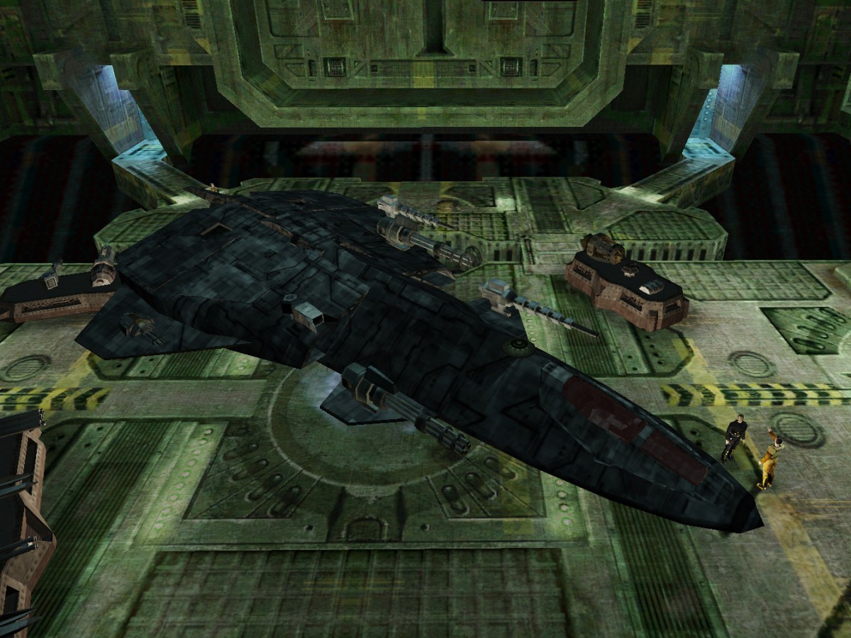 Crossfire 1.9 - Docked ship