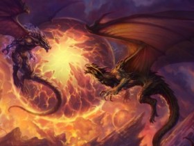 Dragons Fighting