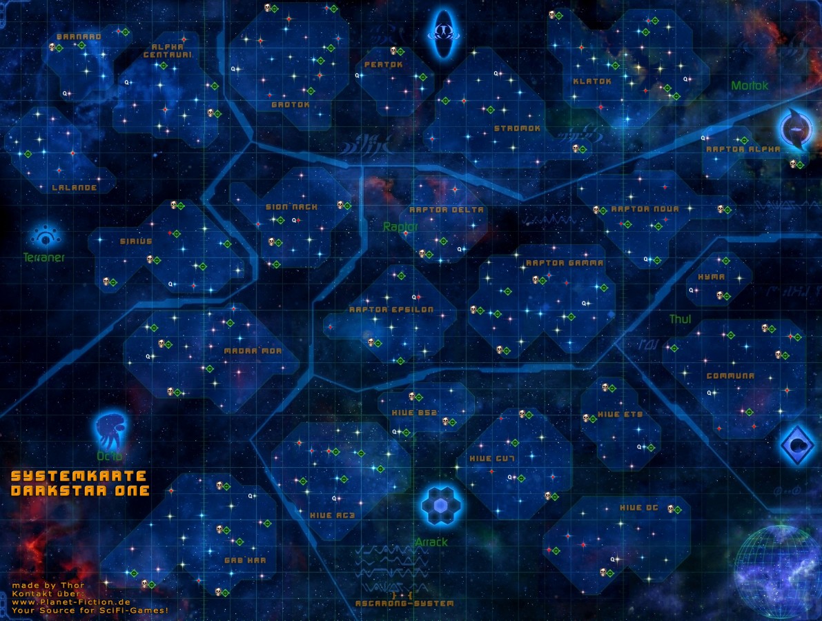 Darkstar One Galaxy Map