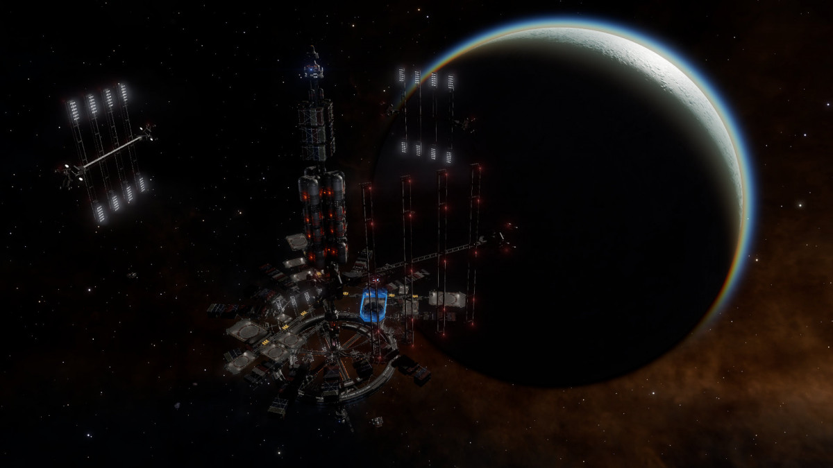 Orbital constuction facility