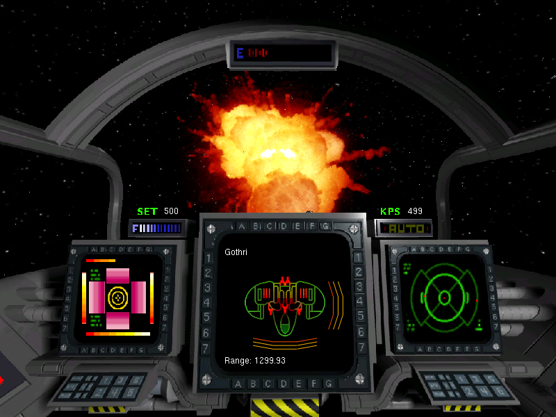 Target explosion