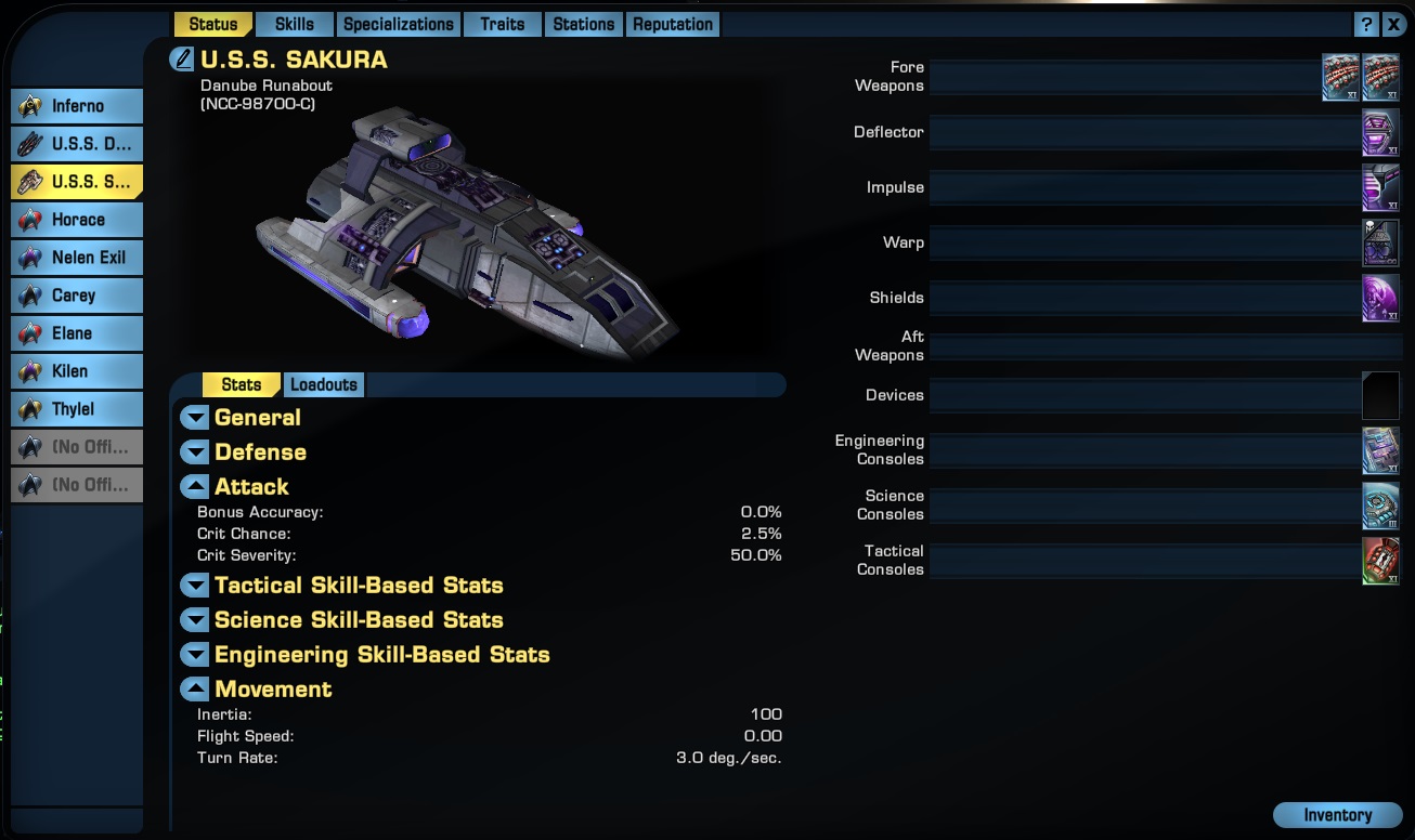 sto inferno shuttle