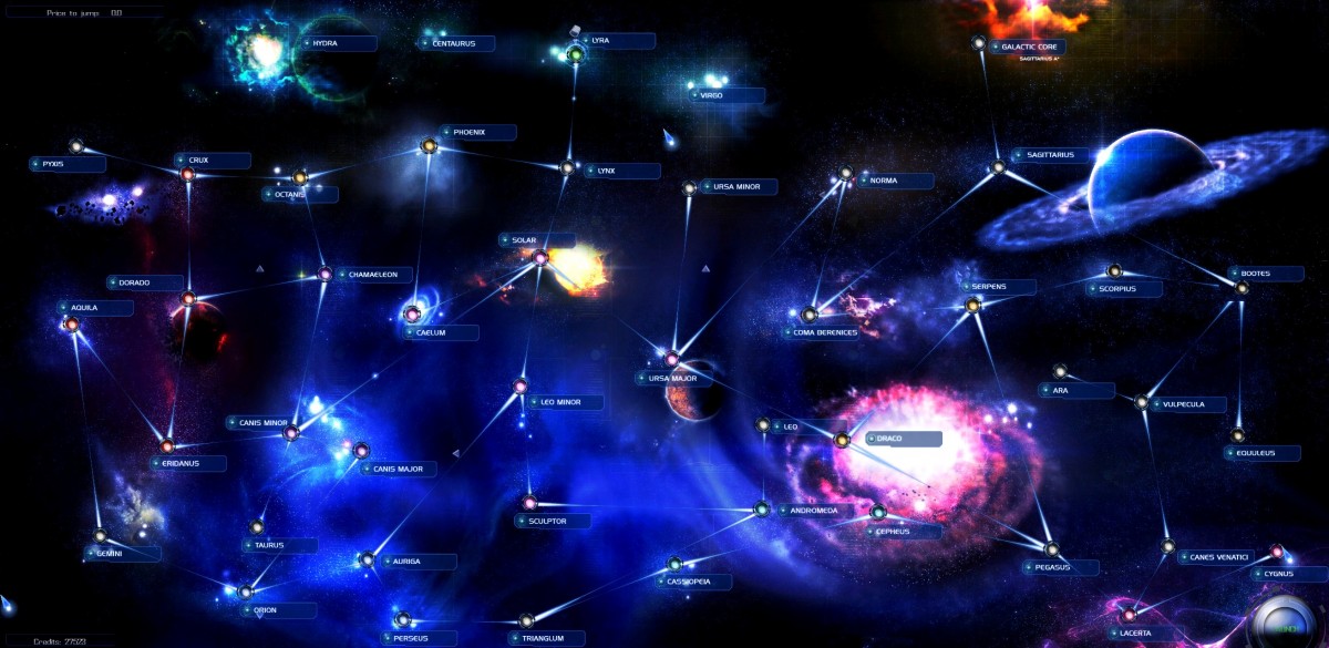 SpaceForce Universe Map