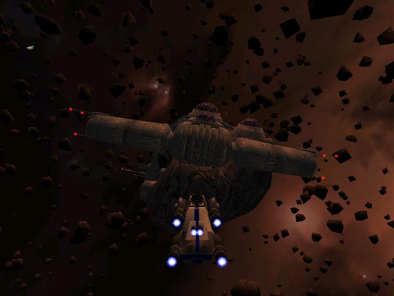 Tarsus in asteroid field