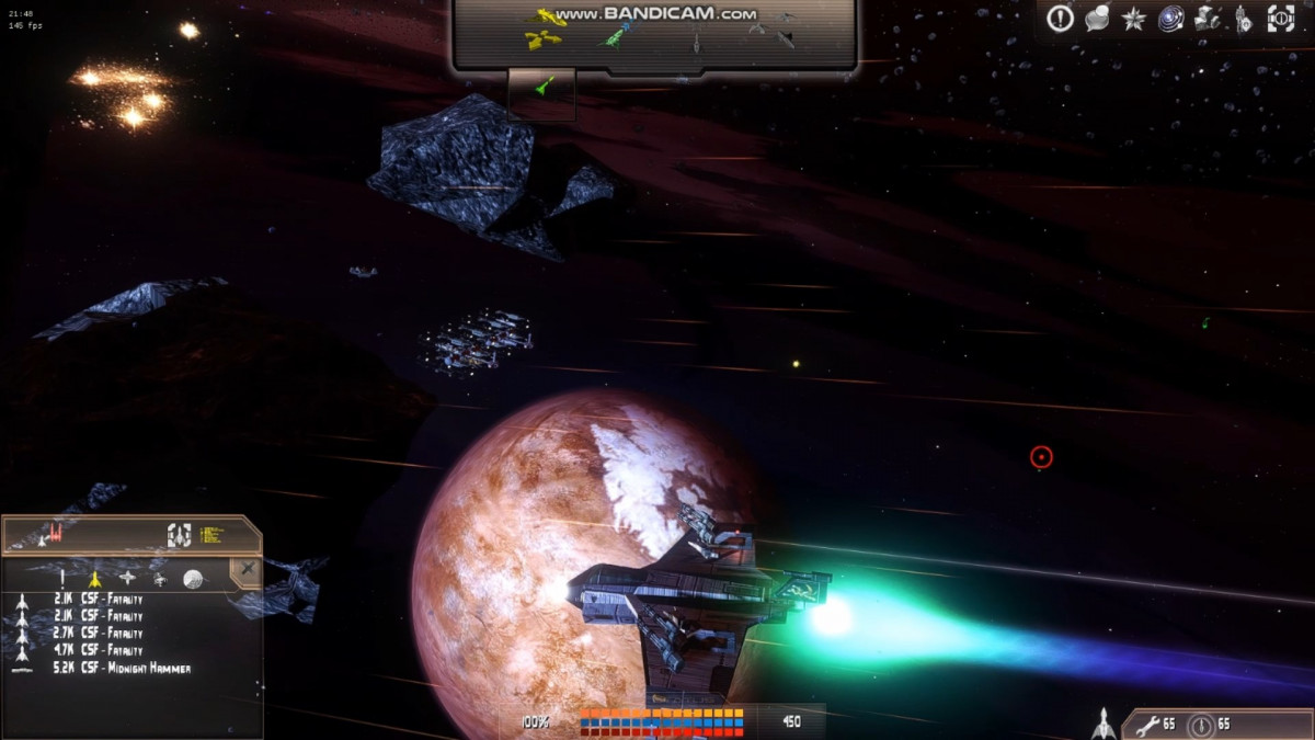 X-3043 Mission against CSF in OpenGL