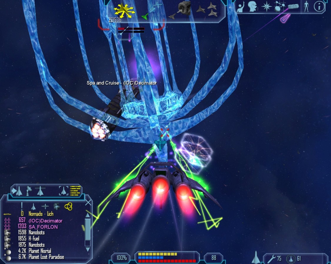 Nomad Strike Carrier & Nomad Battleship & Lich hunting event