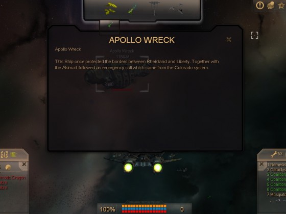 Apollo wreck w/ Infocard