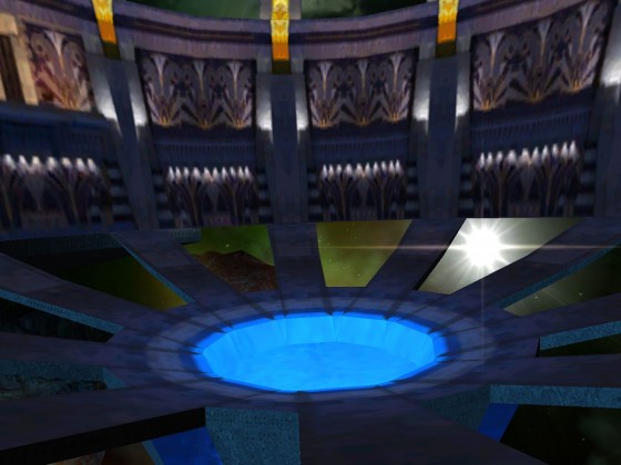 Inside of the Tekagis Arch