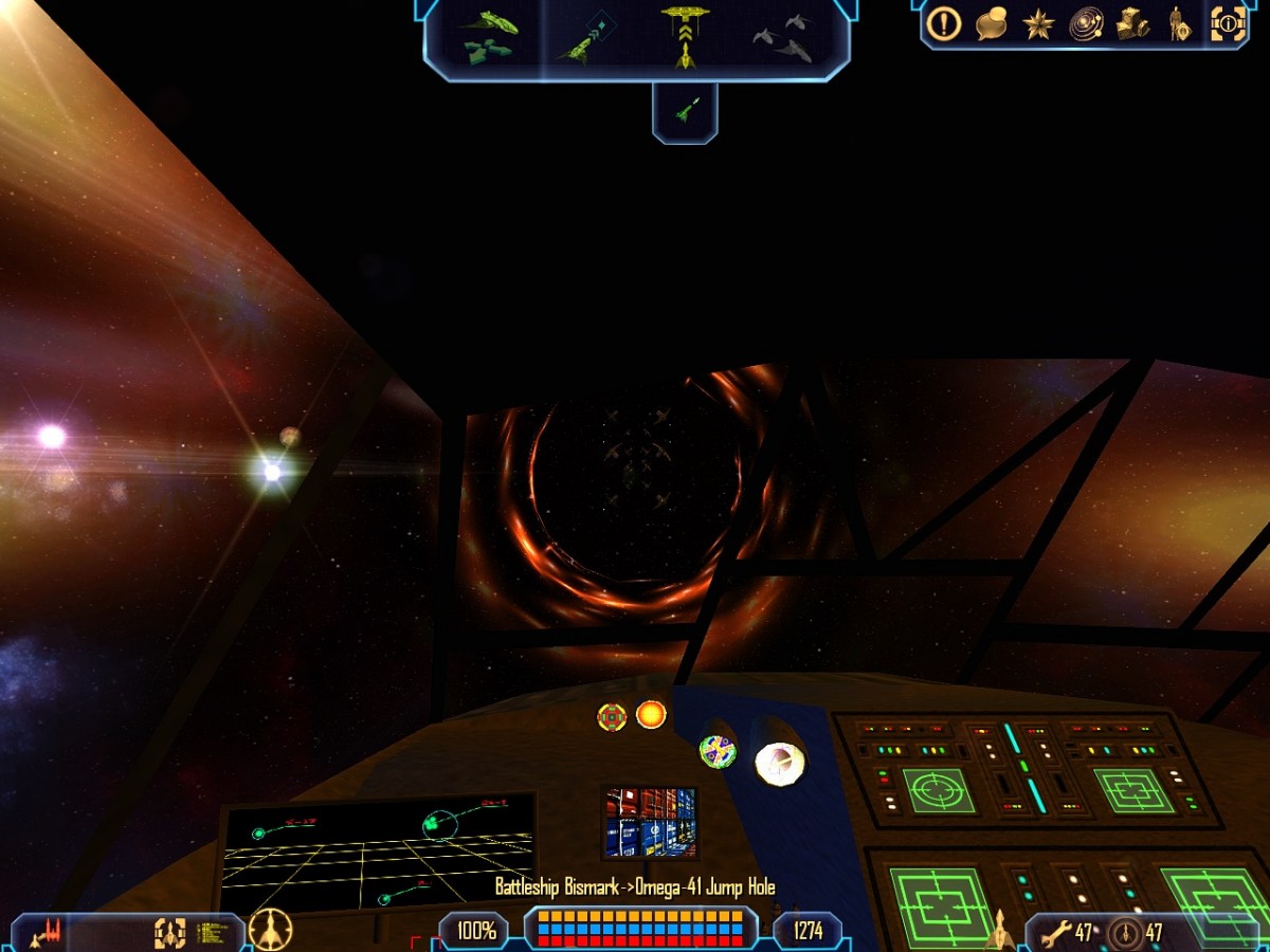 Mining Ship Cockpit View 02