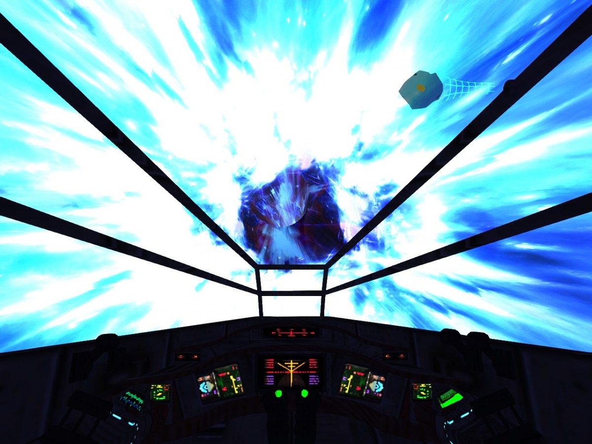 Cockpit view Antares Armored Freighter 02