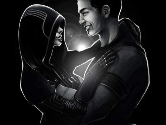 mass_effect___kasumi_and_keiji_by_weemiji