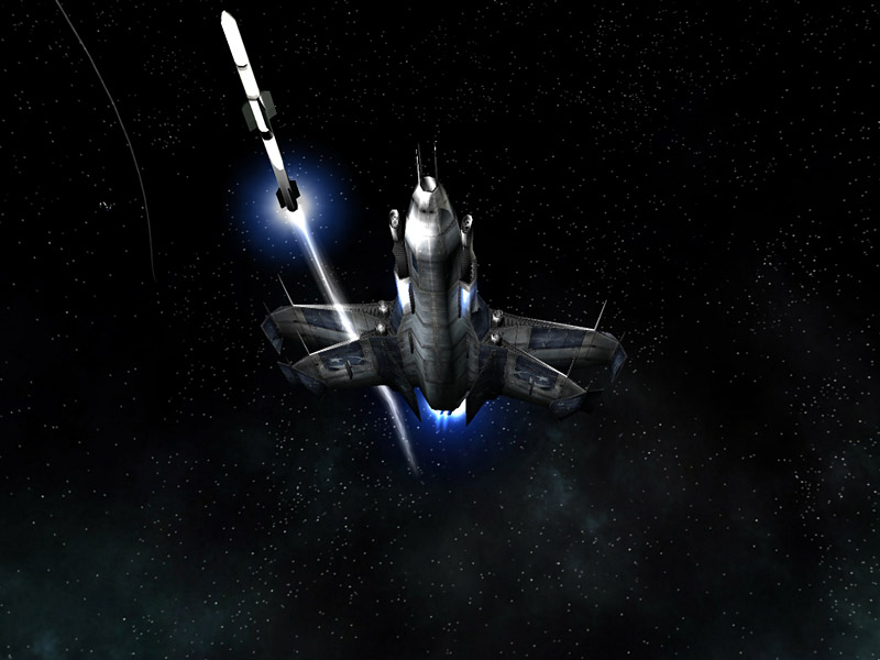Missile atack from fighter