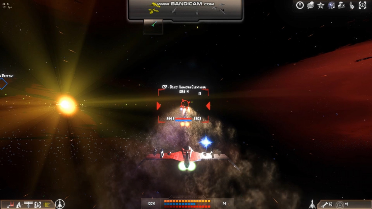 X-3043 Mission against CSF in OpenGL