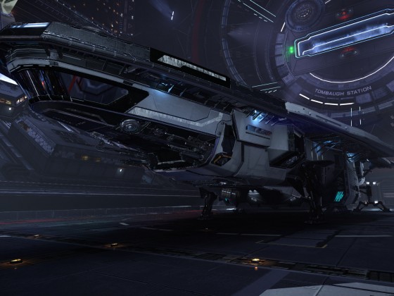 Shadow Miner is docked at Tombaguh station in Orcus system
