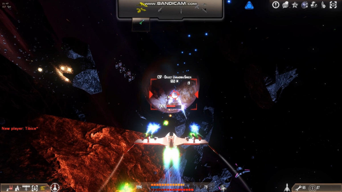 X-3043 Mission against CSF in OpenGL