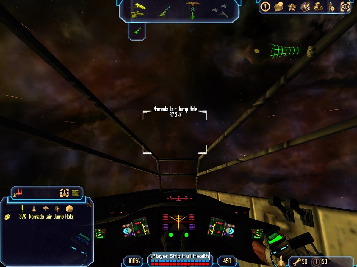 Cockpit view Antares Armored Freighter 01