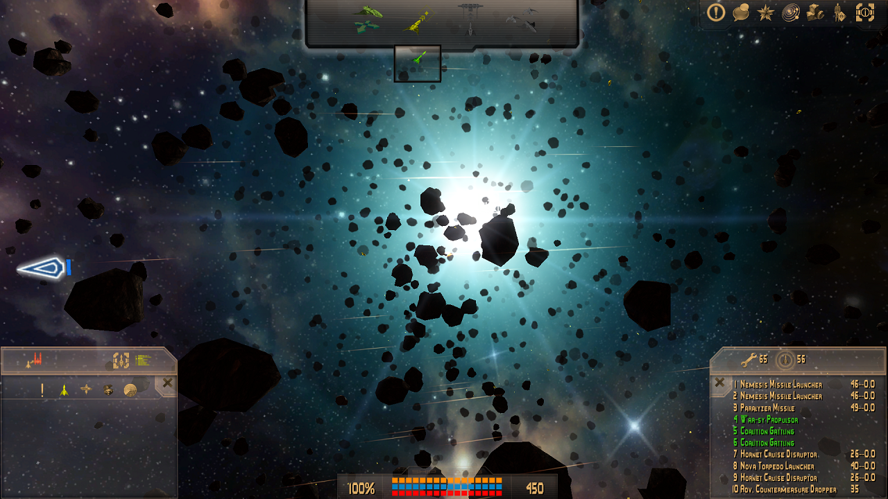 asteroid field