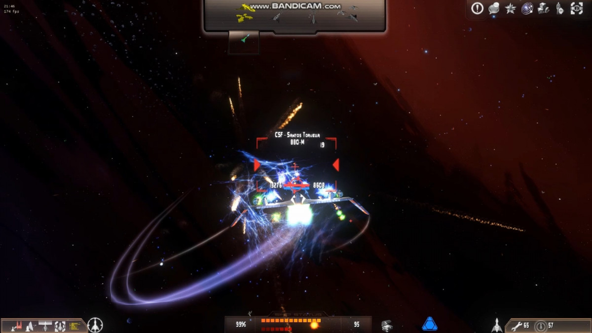 X-3043 Mission against CSF in OpenGL