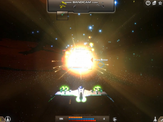 X-3043 Mission against CSF in OpenGL