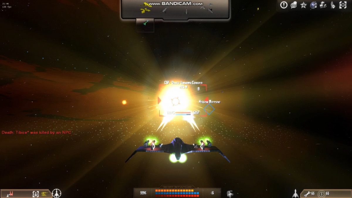 X-3043 Mission against CSF in OpenGL