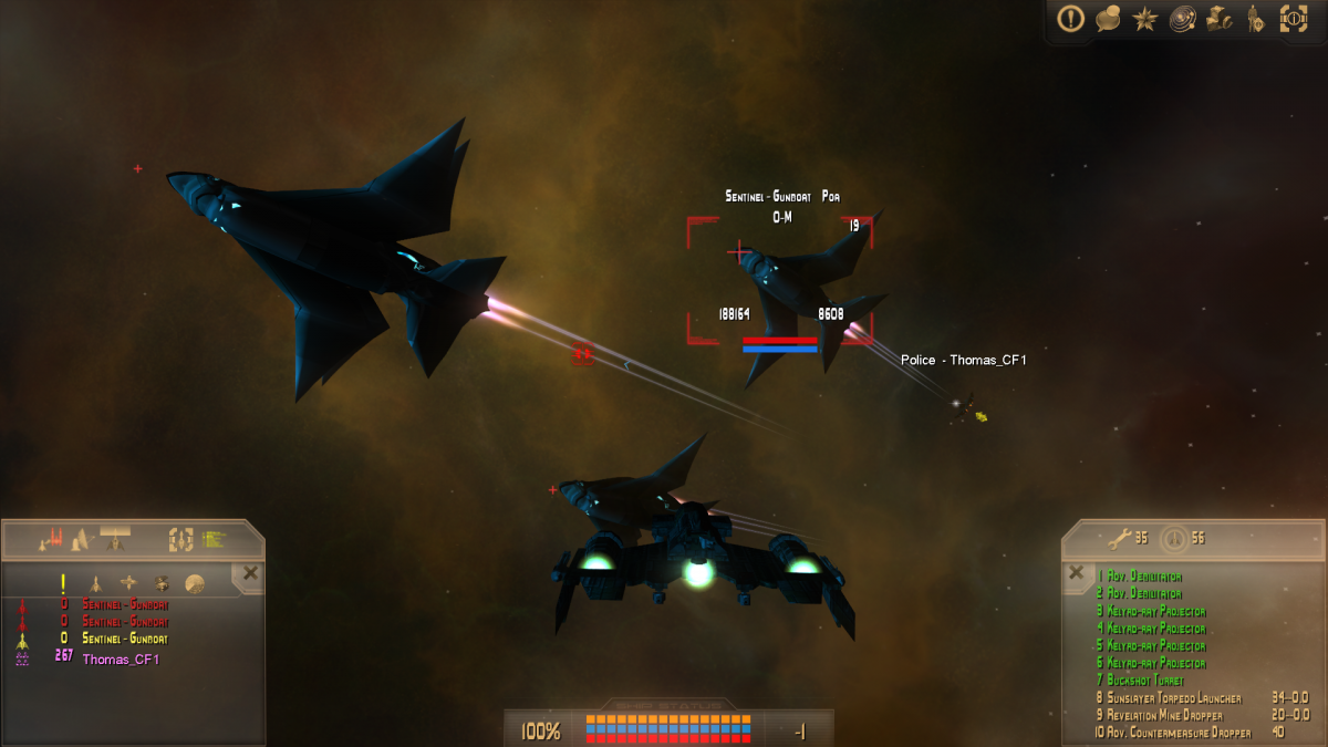 Sentinel gunboats