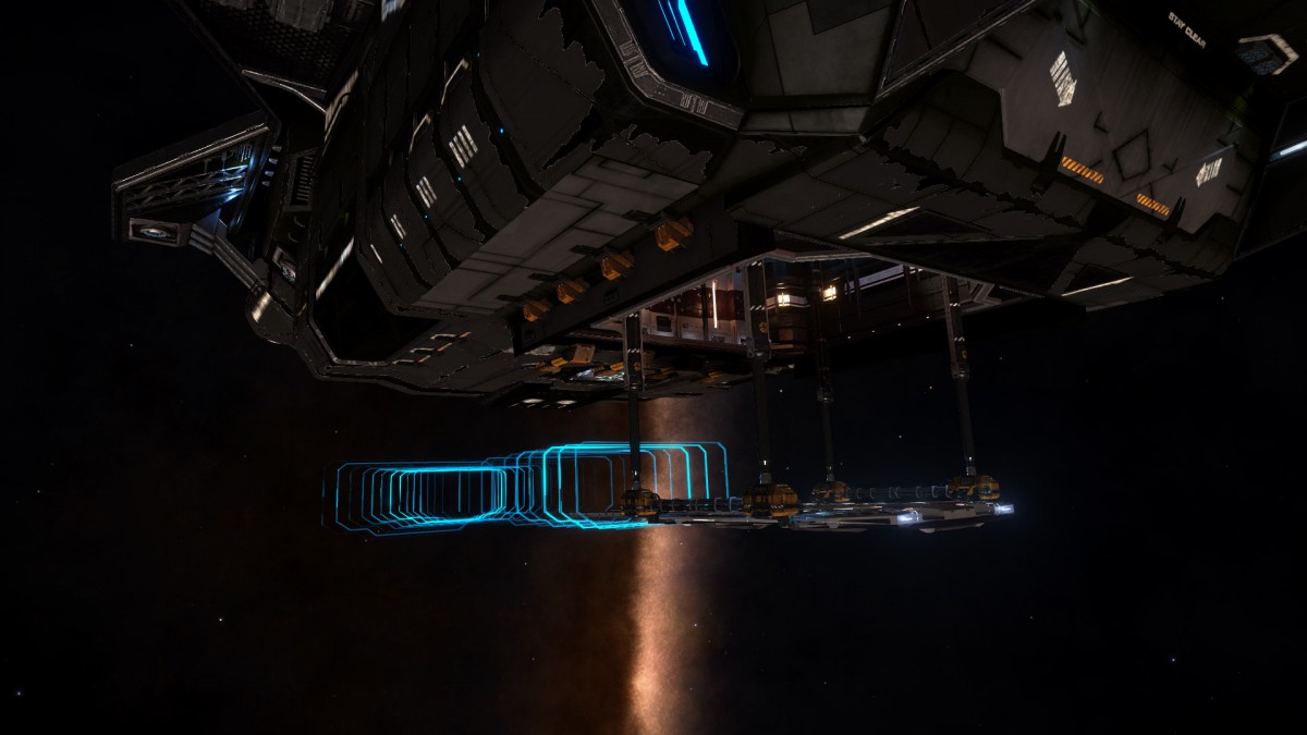 Expedition "Palin" - Main ship awaiting SLF return