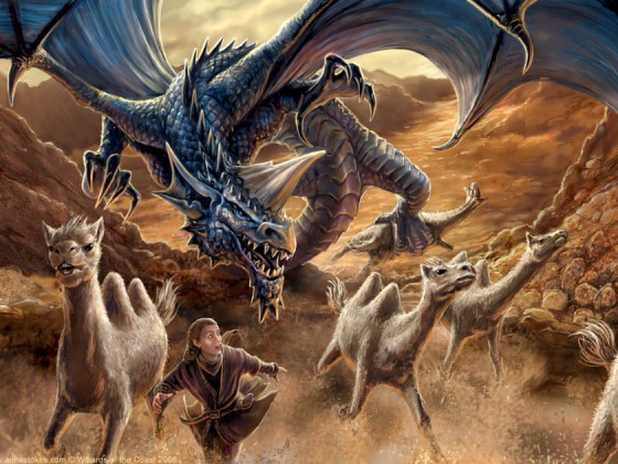 Dragonlance Blue Dragon