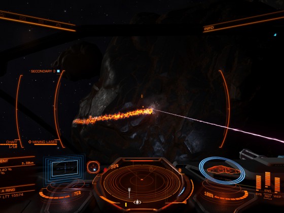 Mining - cockpit view