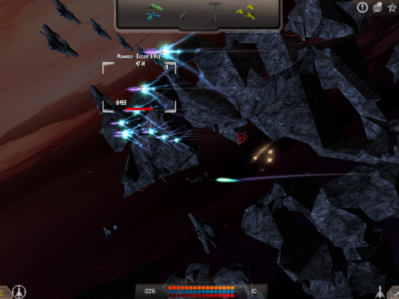 In formation with Nomads