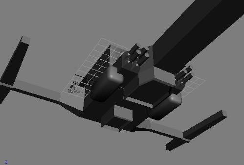 Space ship 3D model: progress show