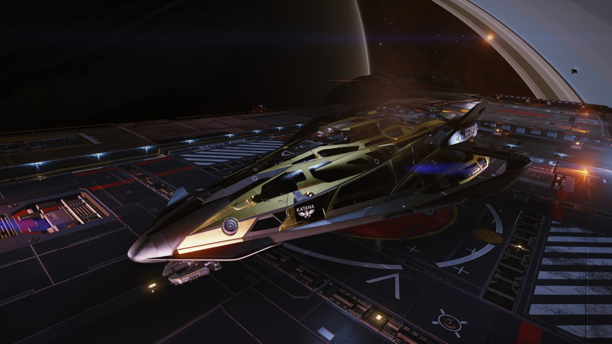 Katana docked at Balor