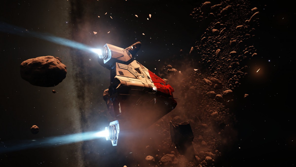 Viper in an asteroid field