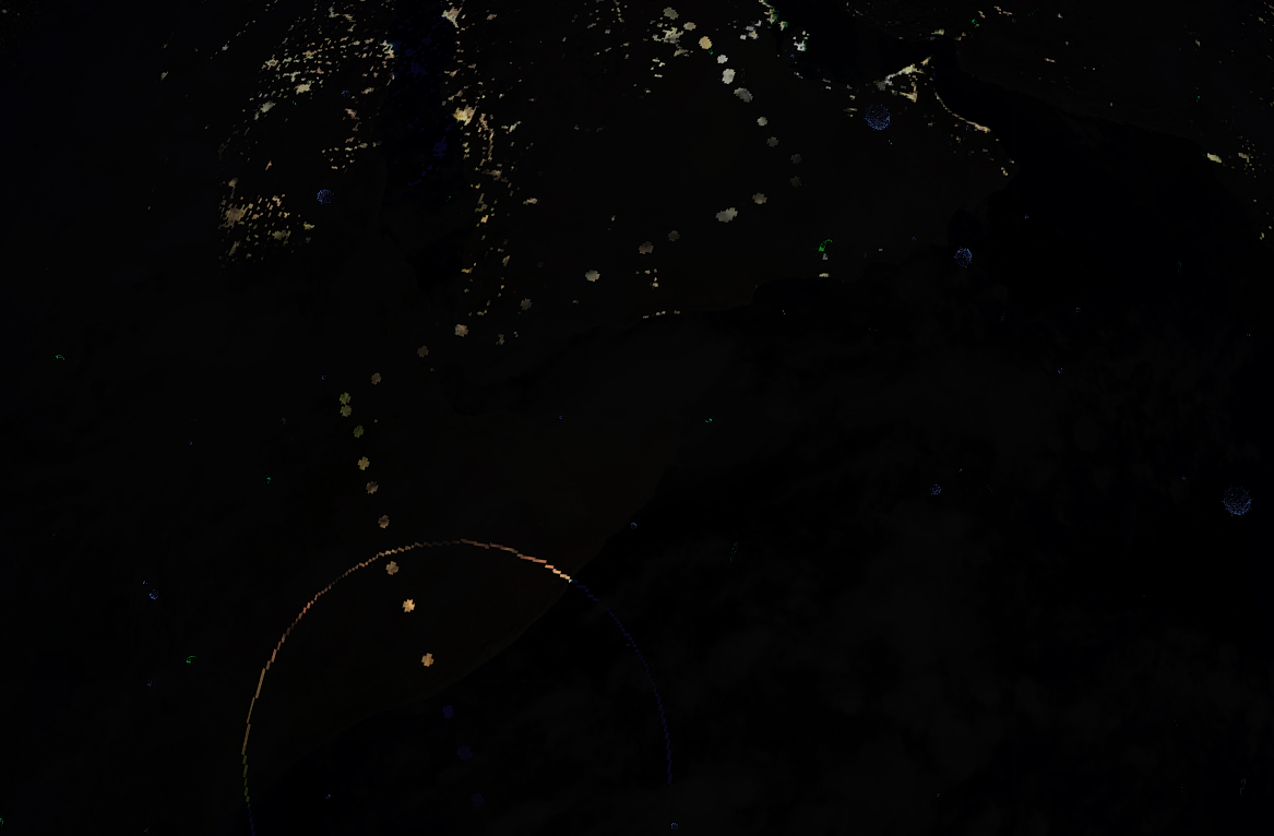 Dark side of Earth