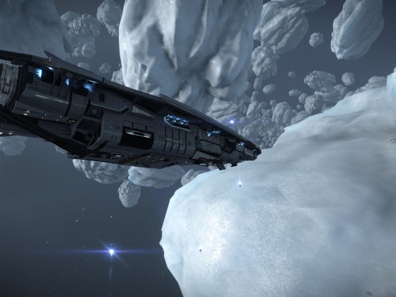 Relax in Ice asteroid field