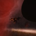 Fleet Carrier parked in red space