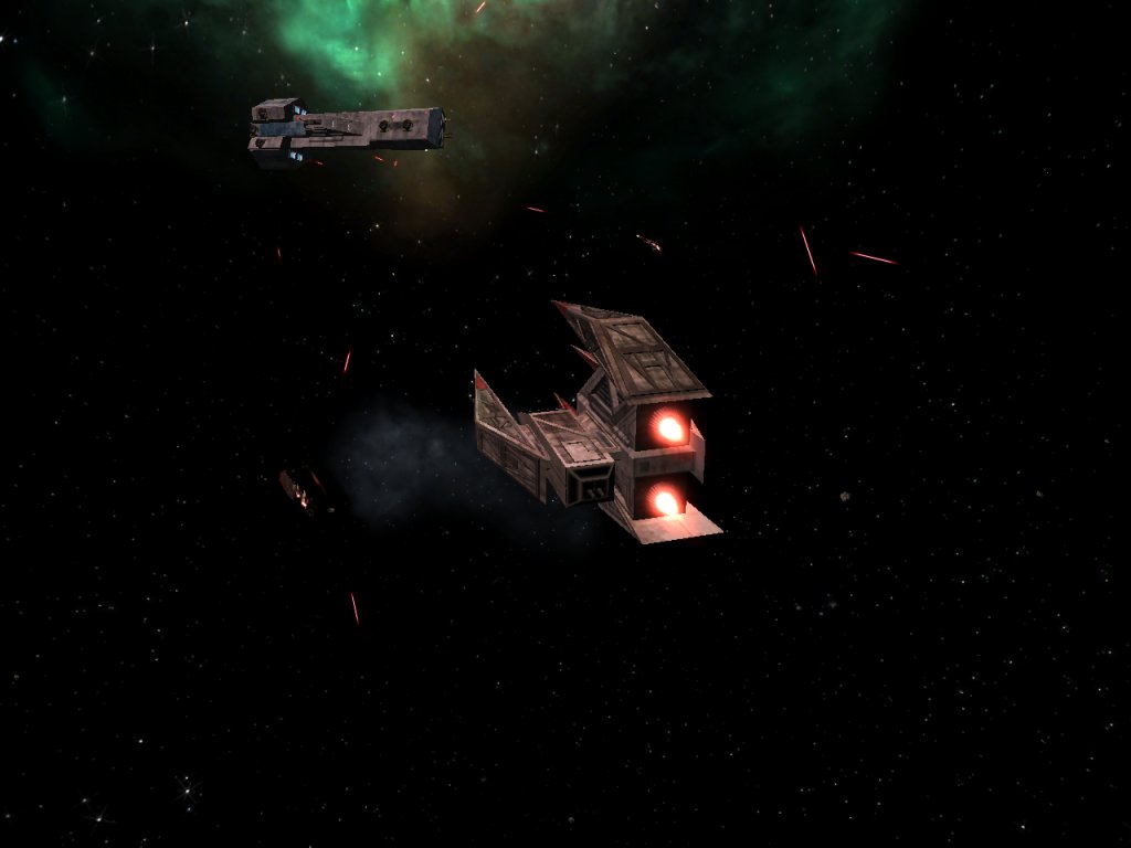 Kilrathi bomber Paktahn - before attack