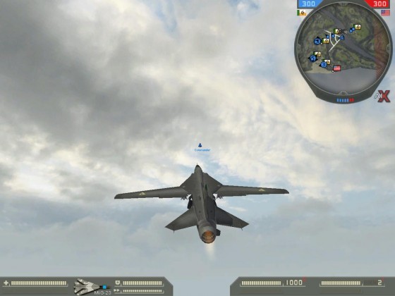 BF2+AIX2.0. Using a MiG-23 jet
