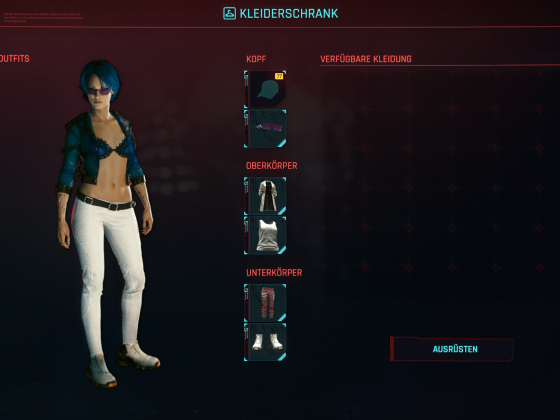 Cyberpunk 2077 - Wardrobe (Party Outfit)