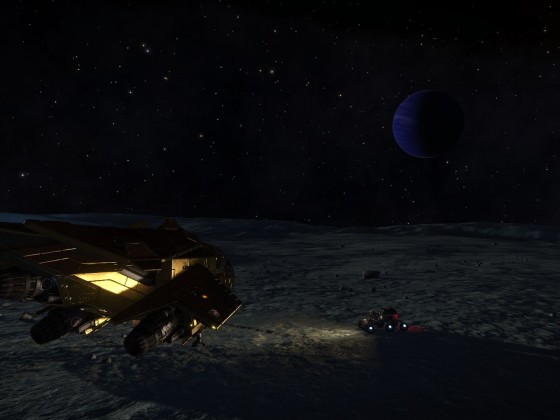 In my "taxi" on mission