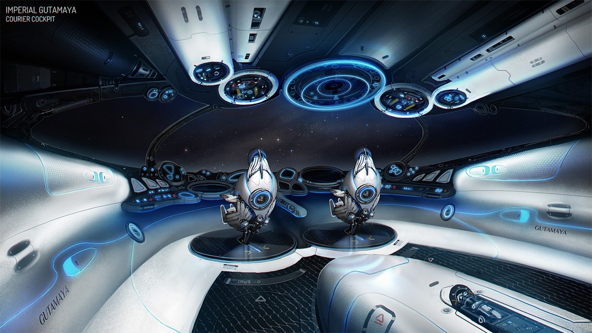 Imperial Gutamaya courier cockpit