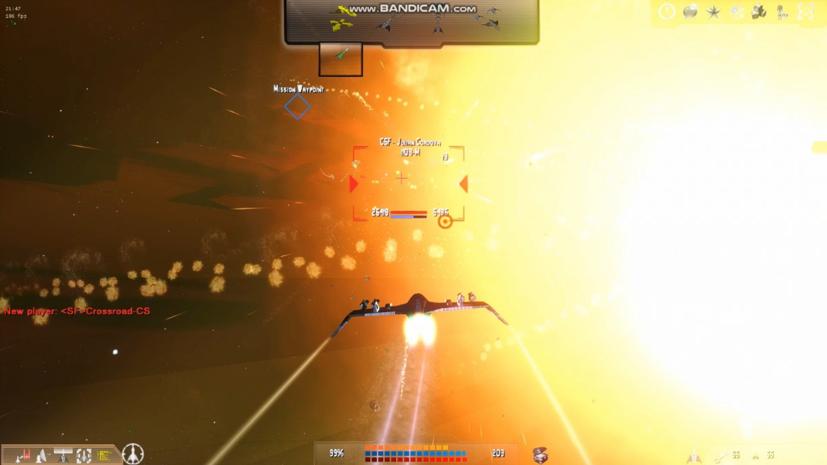 X-3043 Mission against CSF in OpenGL