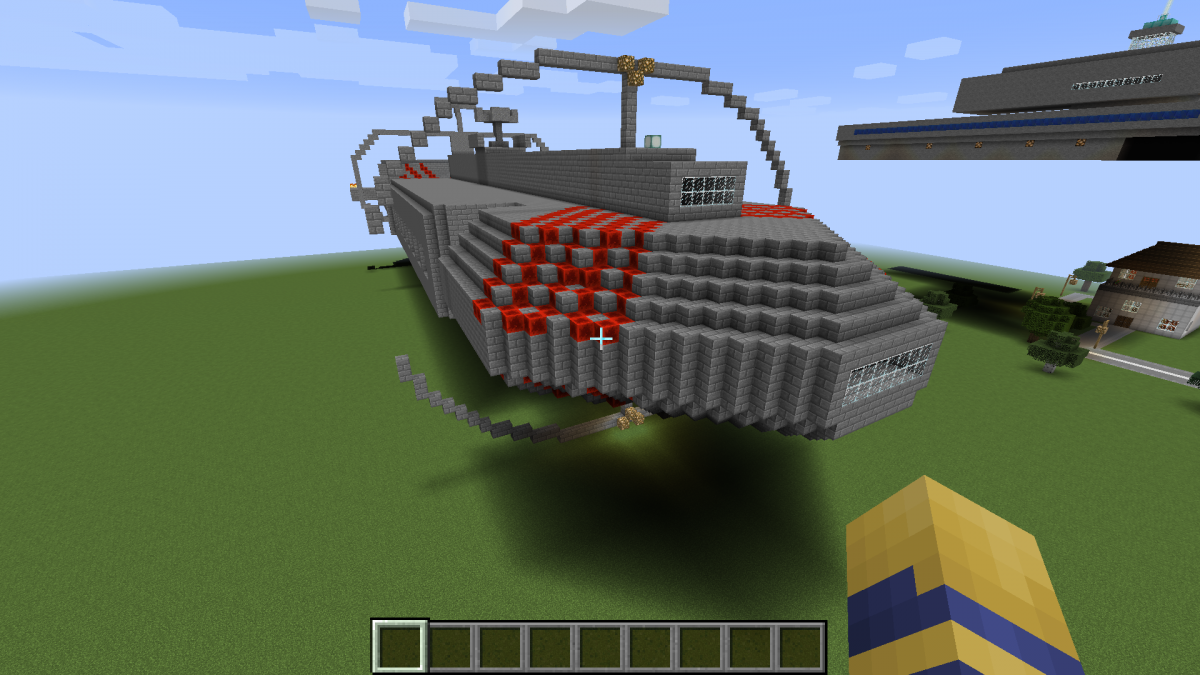 ANS Yamato & ANS Washington in Minecraft