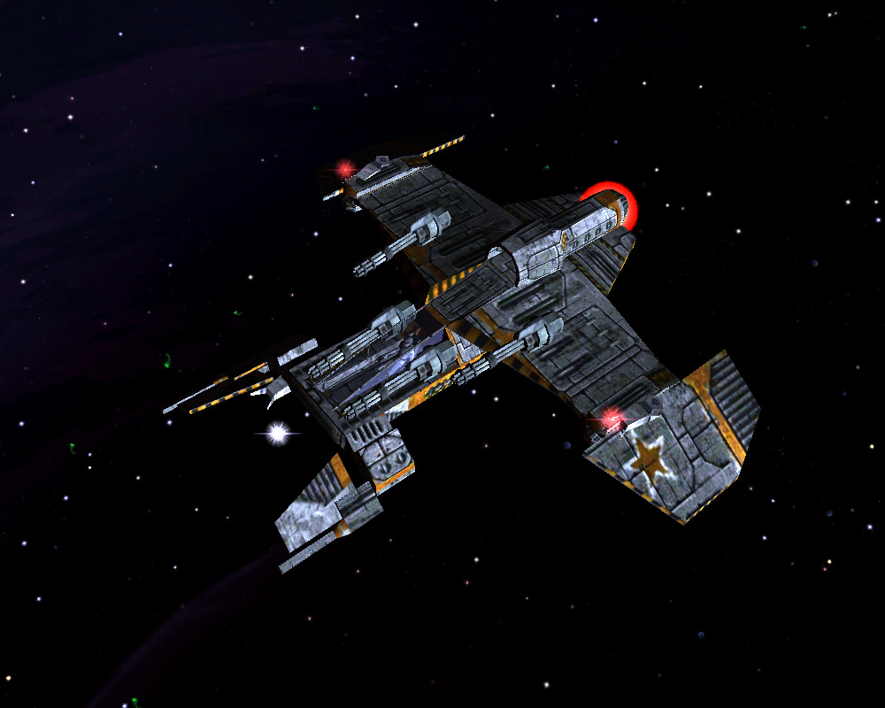 Crossfire 1.9 - Ship in space