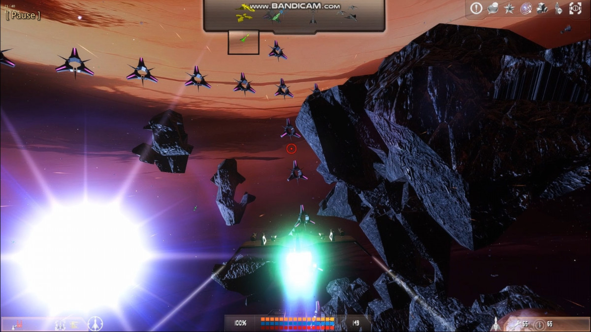 X-3043 Mission against CSF in OpenGL