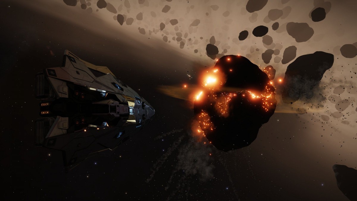Exploding Asteroid