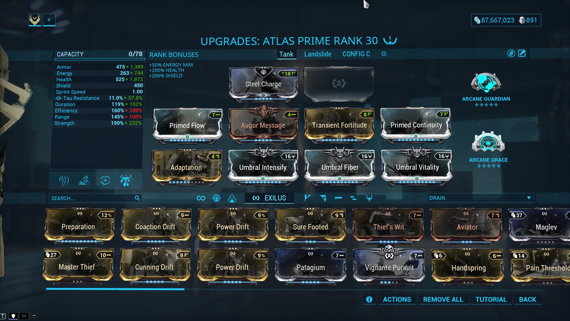 Warframe Builds: Khora Prime Builds, Stat Stick Build